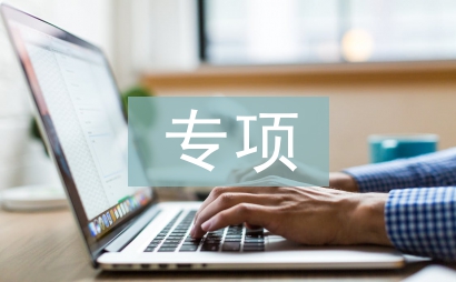 專項檢查整改報告