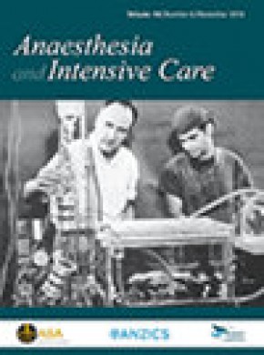 Anaesthesia And Intensive Care雜志