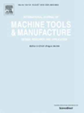 International Journal Of Machine Tools & Manufacture雜志