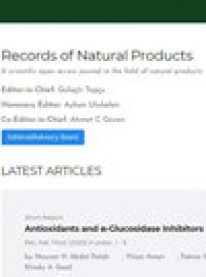 Records Of Natural Products雜志
