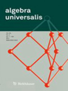 Algebra Universalis雜志