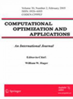 Computational Optimization And Applications雜志