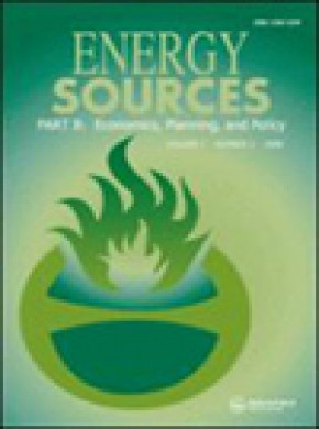 Energy Sources Part B-economics Planning And Policy雜志