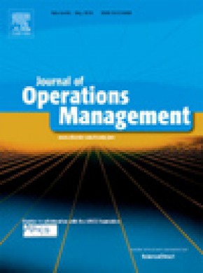 Journal Of Operations Management雜志