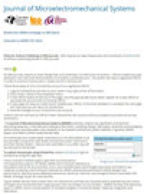 Journal Of Microelectromechanical Systems雜志