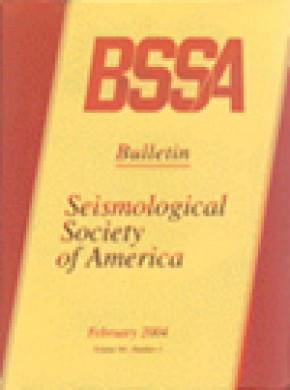 Bulletin Of The Seismological Society Of America雜志