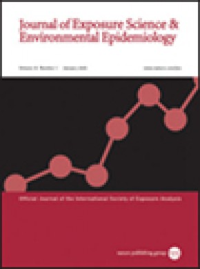 Journal Of Exposure Science And Environmental Epidemiology雜志