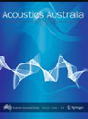Acoustics Australia雜志