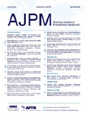American Journal Of Preventive Medicine雜志