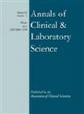 Annals Of Clinical And Laboratory Science雜志