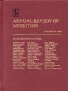 Annual Review Of Nutrition雜志