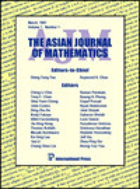 Asian Journal Of Mathematics雜志