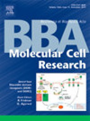 Biochimica Et Biophysica Acta-molecular Cell Research雜志