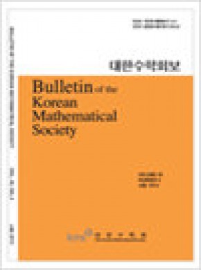 Bulletin Of The Korean Mathematical Society雜志