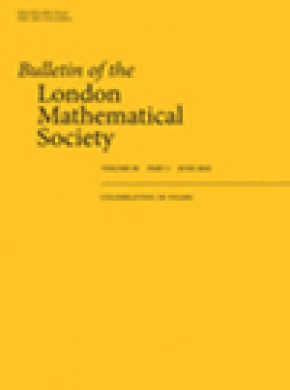 Bulletin Of The London Mathematical Society雜志