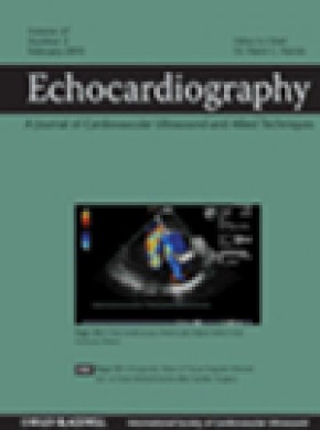 Echocardiography-a Journal Of Cardiovascular Ultrasound And Allied Techniques雜志