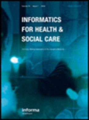 Informatics For Health & Social Care雜志