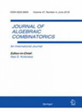 Journal Of Algebraic Combinatorics雜志