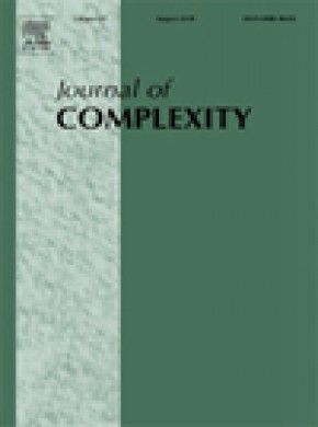 Journal Of Complexity雜志