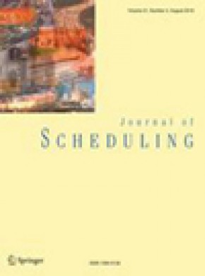 Journal Of Scheduling雜志