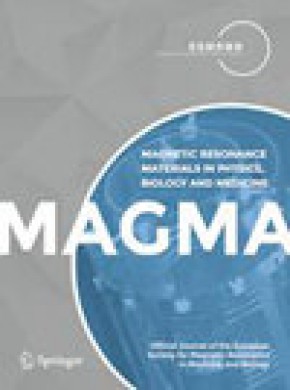 Magnetic Resonance Materials In Physics Biology And Medicine雜志