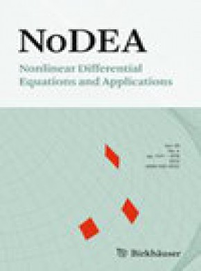 Nodea-nonlinear Differential Equations And Applications雜志