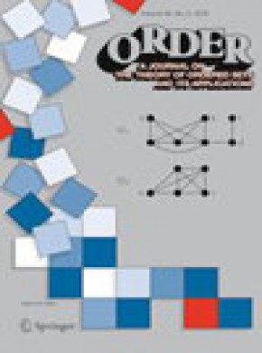Order-a Journal On The Theory Of Ordered Sets And Its Applications雜志