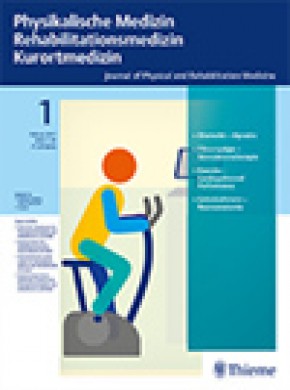 Physikalische Medizin Rehabilitationsmedizin Kurortmedizin雜志