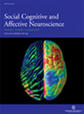 Social Cognitive And Affective Neuroscience雜志