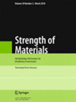 Strength Of Materials雜志