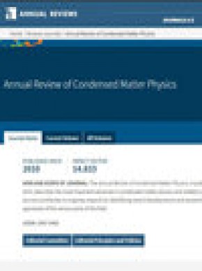 Annual Review Of Condensed Matter Physics雜志