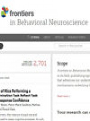 Frontiers In Behavioral Neuroscience雜志