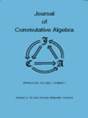 Journal Of Commutative Algebra