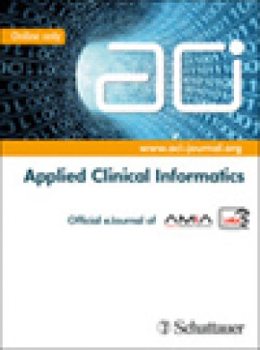 Applied Clinical Informatics雜志