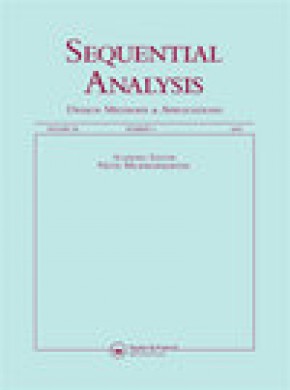 Sequential Analysis-design Methods And Applications雜志