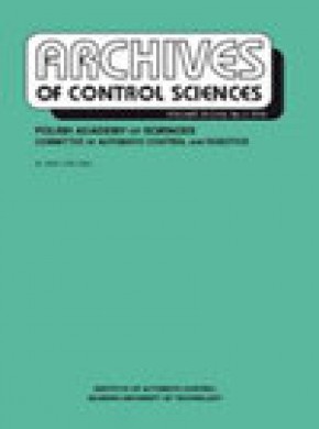 Archives Of Control Sciences雜志