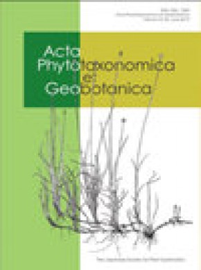 Acta Phytotaxonomica Et Geobotanica雜志