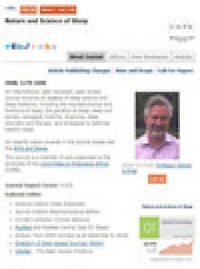 Nature And Science Of Sleep雜志