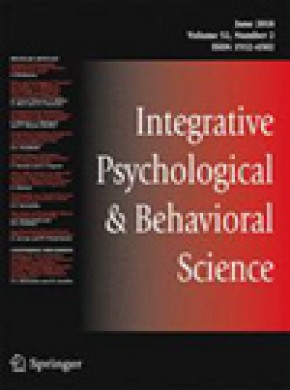 Integrative Psychological And Behavioral Science雜志