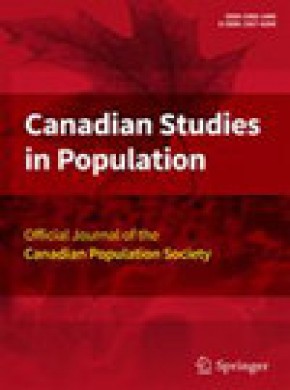 Canadian Studies In Population雜志