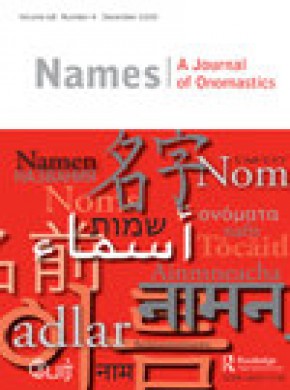 Names-a Journal Of Onomastics雜志