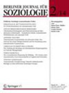 Berliner Journal Fur Soziologie雜志