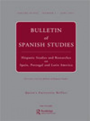 Bulletin Of Spanish Studies