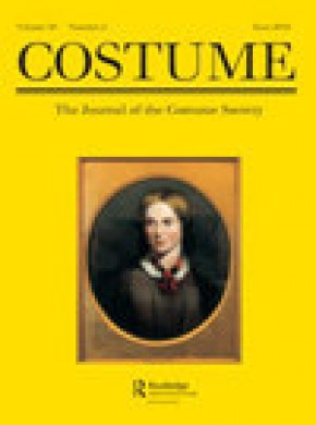 Costume-the Journal Of The Costume Society雜志