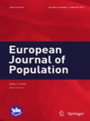 European Journal Of Population-revue Europeenne De Demographie雜志