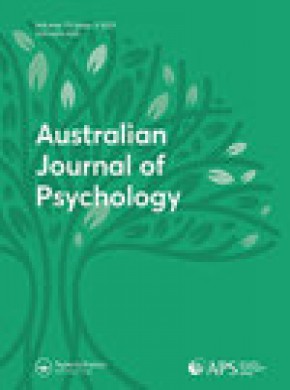 Australian Journal Of Psychology雜志