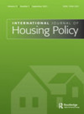 International Journal Of Housing Policy雜志