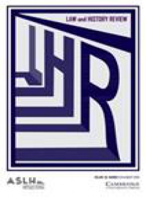 Law And History Review雜志