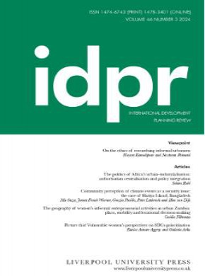 International Development Planning Review雜志