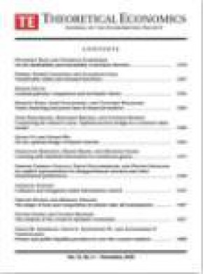 Theoretical Economics雜志